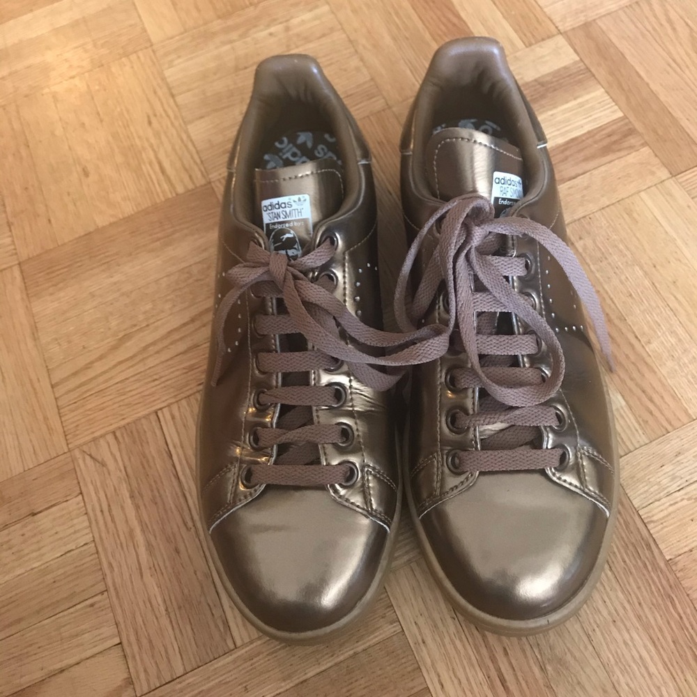 Adidas Raf Simons gold shoes size 7 men’s